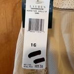 Ralph Lauren Lauren  Moreton Hall Pants Crochet Belt Sand Nordstrom NWT Size 16 Photo 6