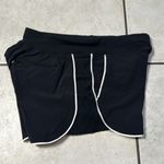 Athleta  Brooklyn Workout Shorts Women Size‎ 2 Black White Photo 5