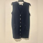 100% Wool sweater vest dress Blue Photo 1