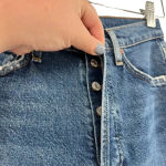 AGOLDE  Nico Jeans High Rise Slim Fit Cycle Wash Stretch Denim Blue Size 24‎ Photo 4