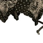 Bila Floral Printed Sleeveless Smocked Bohemian Boho Tasseled Maxi Dress Size S Black Photo 4