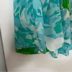 Lilly Pulitzer First Impressions Floral Print Silk Elsa Blouse Womens Large Photo 3