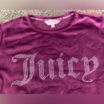 Juicy Couture  Rich Burgundy Velour Set Photo 6