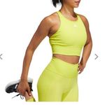 Adidas  rib mix acid yellow sports bra size XS Photo 0