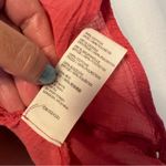 Free People  Laura Western Top Red Berry Size XS Boho Embroidered FLAW Repaired Photo 7