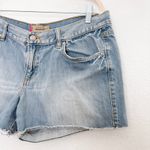 Old Navy Y2K VTG  Womens Denim Shorts Size‎ 16 Blue Distressed Cutoff Low Rise Photo 2