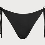 BERLOOK ECONYL® Black Halter Triangle Bikini Top AND Black Tie Bikini BoTTOM 25 Size M Photo 9