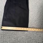 ZARA  Black Wide Leg Capri Cotton Blend Dress Pants Size‎ Medium Photo 8