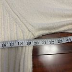 Altar'd State  Off White Oversized Fuzzy Turtleneck Ribbed Sweater Size Medium Photo 11