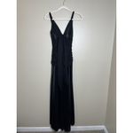 Windsor Vtg Y2K Whimsigoth Black Dress Event Witchy Glam Fairy Grunge  90s Photo 7