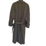 Vintage Newport Harbor Forrest Green Cozy Comfy Warm Trench Coat Size L Photo 1