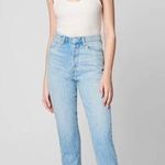 BLANK NYC  Lexington/Cooper Slit Hem Straight Leg Jeans Photo 0