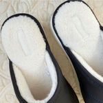 Anthropologie Maeve Puffy Platform Black Slippers Sz L Photo 3