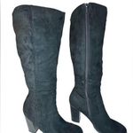 Style & Co Style Co Addyy Tall Dress Boot Womens 7 M Black Micro Suede Knee-High Photo 0