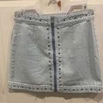 PacSun  Grommet Denim Zip Up Skirt Size 26 Y2K‎ Photo 0
