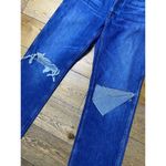 RE/DONE Originals 80s Slim Straight Brisk Blue With Rips Womens Size 29 Photo 6