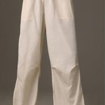 Anthropologie  Moon River Drawstring Pants Cream Size L NEW Photo 0