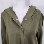D&Co. Olive Green Hoodie Size Small Green Hoodie Pullover with Snaps Photo 1