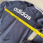 Adidas Originals Navy Blue Logo Three Stripes Crewneck Sweatshirt Size Medium Photo 7