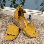 Madeline Girl Yellow Wedge Sandals Photo 0