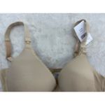 Motherhood  Women's Nursing Bra Solid Nude Underwire Size 36D Lightly Lined Photo 4