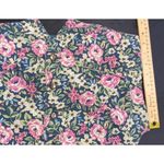 Banana Republic Vintage Safari & Travel Floral Cotton Denim Printed Jean Vest M Photo 10