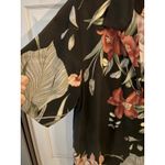 Tommy Bahama  Silk Floral Two Piece Skirt Set‎ Black Red Medium Women's Photo 3