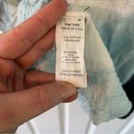 Red Haute  tie dyed bubble gauze top size small white light blue black Photo 2