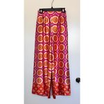 NWOT House of Harlow 1096 Wide Leg Satin Pants Size Small Orange Photo 1