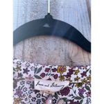 Jane and Delancey  Women White Floral Long Sleeve‎ Button Down Shirt  Size Small Photo 4