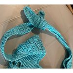 Urban Outfitters Monaco Teal Raffia Hobo Bag Photo 6