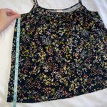 Merona Target Black Floral Flower Camisole Tank Top Photo 7