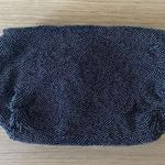 Vintage Black Beaded Pouch / Bag Photo 1
