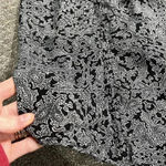 joe's jeans  100% Silk Black and White Patterned Tank Top Photo 2