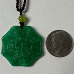 Dark Green Jade Necklace Photo 5