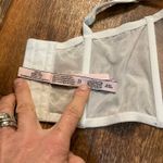 Victoria's Secret Victoria's‎ Secret Dream Angels White Lace Corset Top Medium Womens Hook Loop Photo 8