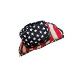 Source Unknown American Flag Cowboy Hat USA Cowgirl Hats for Men and Women Red White and Blue Photo 8