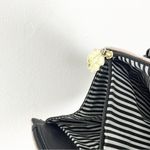 Betsey Johnson  Pink Blush Black Quilted Dome Shoulder Bag Tote Purse Photo 5