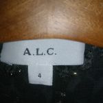 ALC Frank A.L.C. 4 Gorgeous Black Bronze Long Sleeved Formal Luxurious Top Photo 6