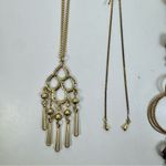 Source Unknown Gold Tone Lot Set of 5 Costume Jewelry Necklaces Bundle Photo 7
