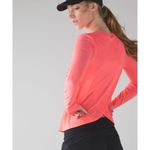 Lululemon Sunaway Runaway Long Sleeve in Grapefruit Photo 1
