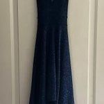 Windsor Blue Glitter Flowy Dress Photo 0