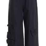VIVETTA Butterfly Dress Pants Black Wide Leg Sz 40 US 6 Lightweight Italy CC12 Photo 0