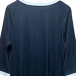 Kate Spade Intimates Light Sleeper Heavy Dreamer Night Shirt Black White Trim Photo 9