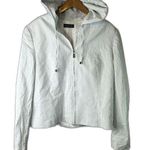 Willi Smith Striped Full Zip Hooded Lightweight Jacket Size Medium Photo 0