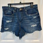 BLANK NYC The Barrow vintage high rise cut off denim shorts size 30 3” inseam Photo 0