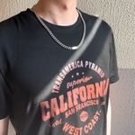 Link Chain Necklace for Men Women Streetwear Unisex Style Silver Photo 6