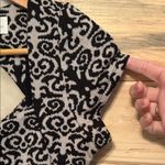 Deletta  by Anthropologie Black and White Lined Mini Dress Size XS Photo 3