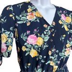 Wishful park NWT Womens  Navy Blue Whimsical Floral Print Shift Dress - Sz S Photo 1