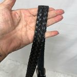 Brighton Black Leather Drawstring Bag Photo 4